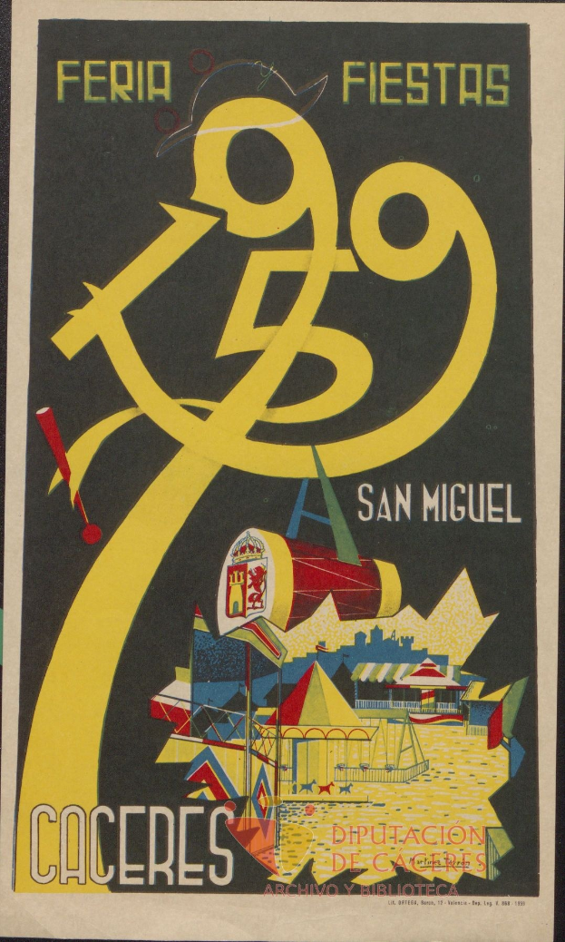 Plakat für ein Festival in San Miguel de Allende, Mexiko, mit Text und Bildern zum Event.